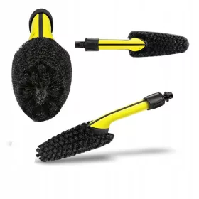   Perie Profesională pentru Curățarea Roților și Jantelor Auto Compatibilă cu Karcher K2-K7, Distribuție Apă 360°, Perii de Înaltă Calitate, Dozare Detergent