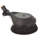 Perie Profesională Rotativă la 120° cu Păr Natural, Conector 1/4" Filet Interior, Diametru Păr 170 mm, Presiune Maximă 250 bar, Debit Maxim 1200 l/h