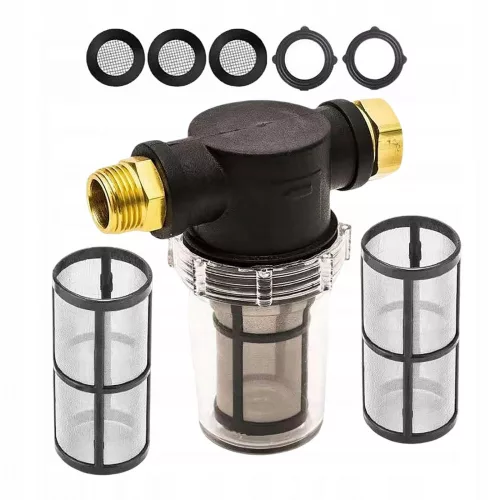 Filtru de Apă pentru Spălător cu Presiune Kranzle 3/4" cu Sită din Oțel Inoxidabil