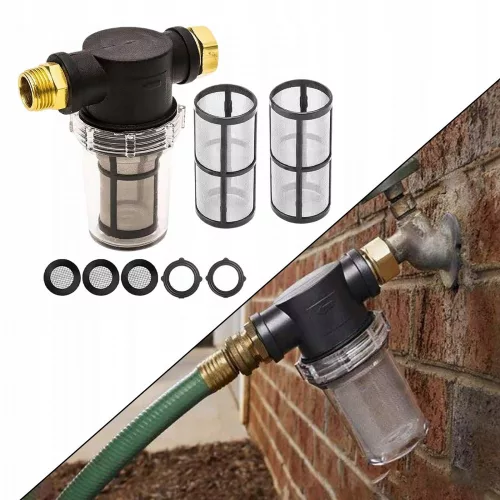 Filtru de Apă pentru Spălător cu Presiune Kranzle 3/4" cu Sită din Oțel Inoxidabil