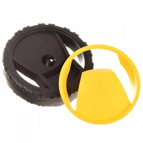 Set Roți Compatibil cu Spălătoare Kärcher K3, K4, K5 - Roți Originale Kärcher (20 cm Diametru, 27 mm Ax, 4.515-325.0)