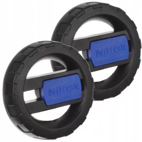   Set de Roți Nilfisk Compact C110, C120, C125 pentru Spălătoare cu Presiune - Piesă Originală, 139 mm Diametru