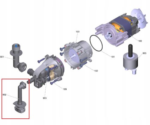 Conector Original pentru Furtun de Înaltă Presiune cu Inel O și Vaselină Siliconică, Compatibil cu Karcher K2 K3 5.064-110 CONTROL COMPLET (4.064-047.0)