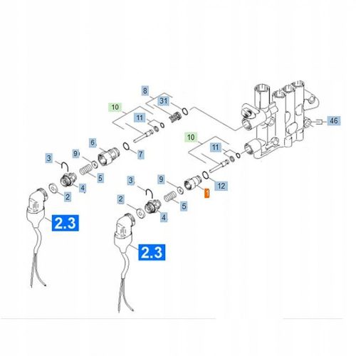 Șurub Original Gol pentru Microîntrerupător Karcher HDS Seria (5.402-705.3)
