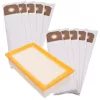 10x szintetikus mikroszálas porzsák + szűrő Karcher Nt 361 ECO 35/1 25/1 NT361 361/eco porszívókhoz (6.904-210.0/6.904-367.0 cikkszámok kiváltására)