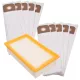 10x szintetikus mikroszálas porzsák + szűrő Karcher Nt 361 ECO 35/1 25/1 NT361 361/eco porszívókhoz (6.904-210.0/6.904-367.0 cikkszámok kiváltására)