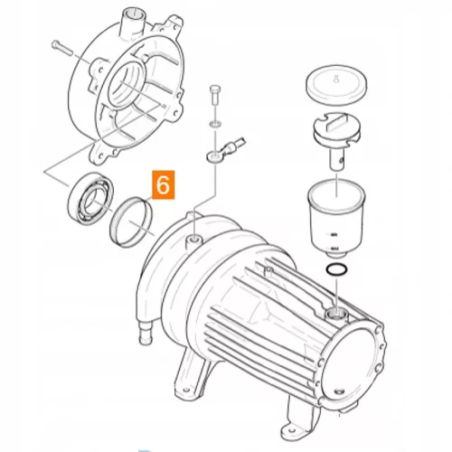 Inel de Toleranță pentru Ventilator Motor Kärcher - 6.343-171.0, Compatibil cu Modelele HDS și HD