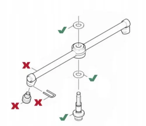 Set Reparare Karcher T-Racer pentru Modelele T50, T80, T100, T200, T250 Compatibil cu Karcher K2, K3, K4, K5 (Cod: 2.883-994.0)
