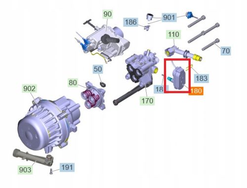 Valvă de Reglare a Presiunii pentru Spălătoare cu Presiune Karcher K5 și K7 Control Total Plus, Cod 6.440-000.3