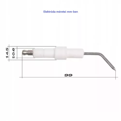 Electrod de Aprindere 9,9 cm pentru Spălătoare cu Presiune - Compatibil Lavor