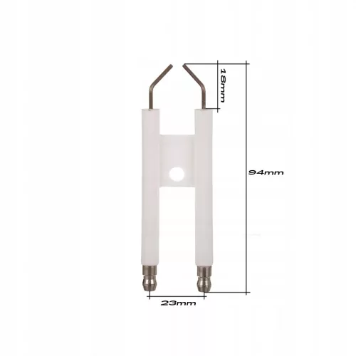 Bujie de Aprindere Tip Bloc pentru Aparatele de Curățare cu Presiune Înaltă NILFISK ALTO - Dublă, 9,4 cm Lungime, 3 cm Lățime, Tip Înlocuire