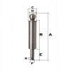 Piston de Oțel 20 mm pentru Cap de Presiune Ceramic, Compatibil cu Spălătoare sub Presiune Karcher HD și HDS