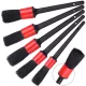 Set Detaliere Auto cu 5 Pensule, Kit de Curățare Detalii cu Peri Naturali, fără Componente Metalice
