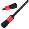 Set Detaliere Auto cu 5 Pensule, Kit de Curățare Detalii cu Peri Naturali, fără Componente Metalice