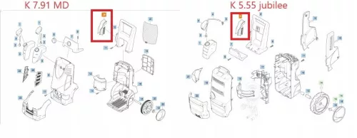Suport Original pentru Lancea Karcher Seria K3-K7 - 5.321-904.0 - Materiale de Înaltă Calitate, Compatibilitate Extinsă