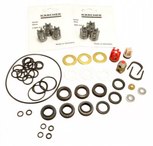 Kit de Reparație pentru Pompa și Chiulasa KARCHER HDS 559, 698, 601 pentru Spălătoare cu Presiune Înaltă, Compatibil cu Piston de 14 mm (2.883-891.0)