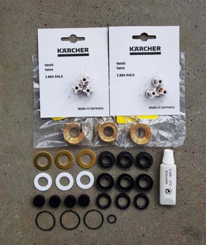 Kit de Reparare pentru Pompe KARCHER HD 7/15, 7/16, 7/18 pentru Spălătoare cu Presiune, Pistoane de 14 mm (2.885-017.0)