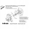 Kit de Reparare Original KRANZLE 1152 TS, Silent 122, 7/122, 1622, 10/12 pentru Mașini de Spălat cu Presiune, Piston 14 mm