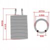19 Spirale Furtun de Încălzire pentru Spălătoare cu Presiune Karcher HDS 695, 695s, 795, 895, 895s, 995, 995s cu Conexiuni M22x1,5 mm