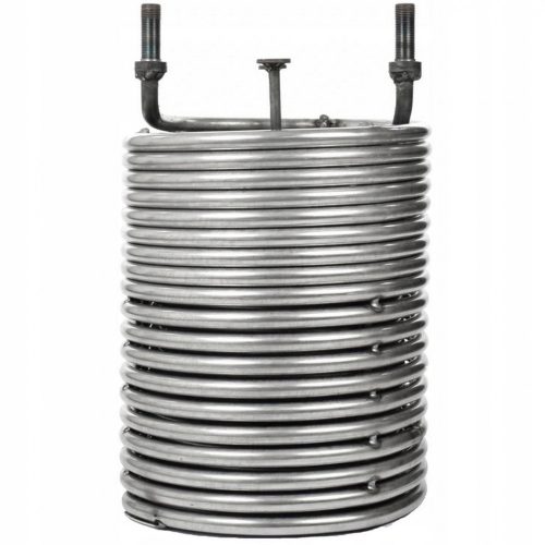 Spiral Încălzitor din Oțel pentru Mașini de Spălat cu Presiune Portotecnica IPC Futura Profi Faip, 19 Spirale, Filet M22, Fabricat în Germania