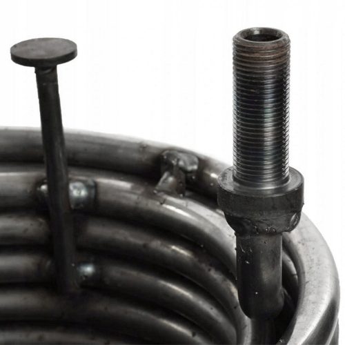 Spiral Încălzitor din Oțel pentru Mașini de Spălat cu Presiune Portotecnica IPC Futura Profi Faip, 19 Spirale, Filet M22, Fabricat în Germania