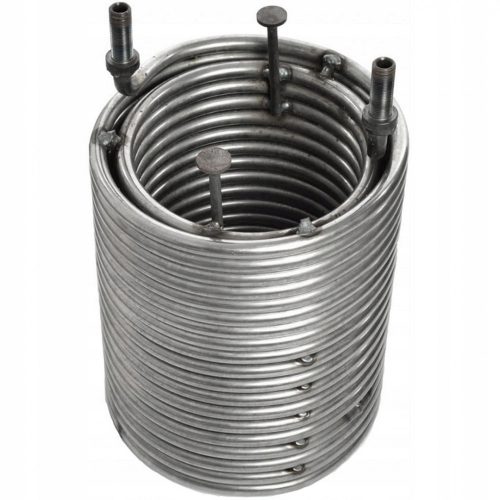 Spiral Încălzitor din Oțel pentru Mașini de Spălat cu Presiune Portotecnica IPC Futura Profi Faip, 19 Spirale, Filet M22, Fabricat în Germania