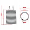 Spirală de Încălzire cu 15 Spirale pentru Aparate de Spălat cu Presiune Mare Karcher HDS, R+M, Germania