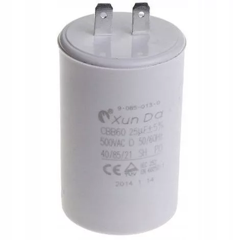 Condensator Original Karcher 25 µF Compatibil cu Seria K3, K4, K5, K6, HD, HDS de Mașini de Spălat cu Presiune (9.085-013.0)