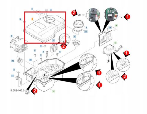 Capac Comutator Electric Kärcher pentru Seria HD 10/25, 13/18, 10/21 și 10/23 - Accesoriu Original pentru Spălătoare cu Presiune Înaltă