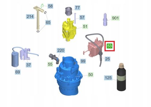 Cutie Electrică de Comutare pentru Curățitoare Karcher Seria K6 și K7 (2.885-189.0)