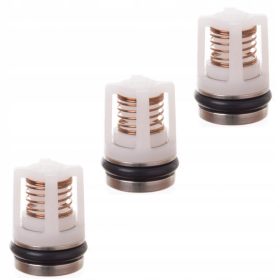   Set Supape Presiune Compatibil Karcher K și HDS - 3 Bucăți (Număr catalog: 2.884-873.0, Dimensiuni: 18,2 mm înălțime x 12,1 mm lățime)