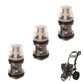   Kit Supape de Absorbție TECHKAR "R210" pentru Mașini de Spălat cu Presiune - 3 Bucăți, 210 bar, 9,5 l/min