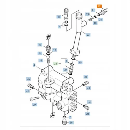 Conector Kärcher din Alamă cu Șurub de Fixare - Compatibil cu Seria HD 895, 855, 13/18, 10/21, 10/23, 10/25, 7/16-4 ST, 9/18-4 ST, 13/12-4 ST