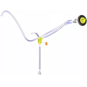   Kärcher Conector Original pentru Tub de Aspirare Chimicale - Compatibil cu Modele HDS, Cod 5.132-195.0