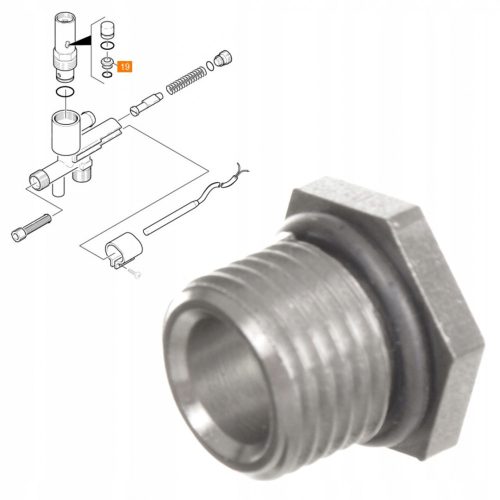 Supapă de Siguranță Kärcher HDS - Compatibilitate Extinsă cu Modelele 1295, 1195, 895, 795, 755 (6.412-263.0)