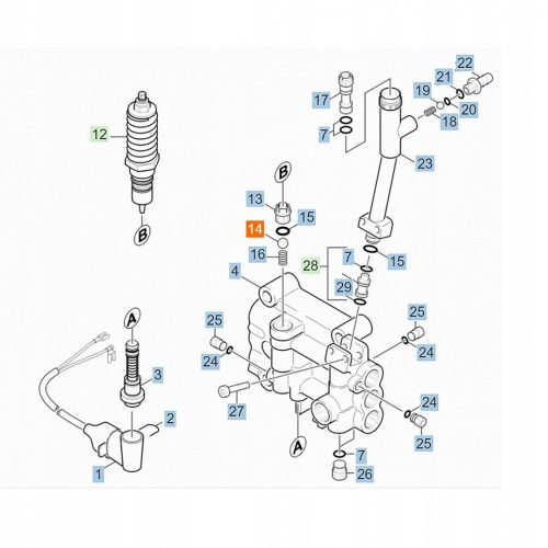 Supapă cu Bilă Kärcher 3/8 G80, 9,5 mm - Compatibilă cu HD 10/21, HD 10/23, HD 10/25, HD 9/20