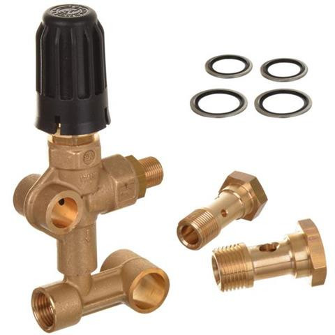 Supapă de reținere cu bypass și reglare a presiunii pentru serii INTERPUMP (44, 47, 50, 60, 63) - Maxim 1800 l/h, 90°C, 250 bar, 3/8" - 1/2"