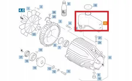 Rezervor de Ulei Original Karcher pentru Seria HDS 551, 558, 698, 798 - Durabil și Ușor de Înlocuit