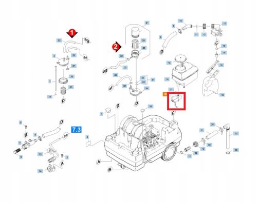 Electrovalvă Electromagnetică Kärcher RM pentru Rezervor Detartrant - Compatibilă cu Seria HDS