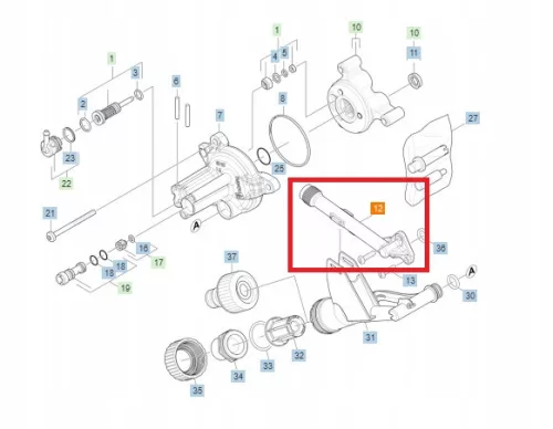 Conector Profesionist pentru Spălătoare cu Presiune Karcher HD 4/11, 6/13, 5/13, 5/15, 5/17, 5/12 PRO HD 800 - 5.789-064.3
