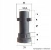 Furtun de Turbofurtun cu Inserție Ceramică, 150 Bar pentru Spălătoare cu Presiune Karcher K2-K6 (Lance și Cap de Curățare)