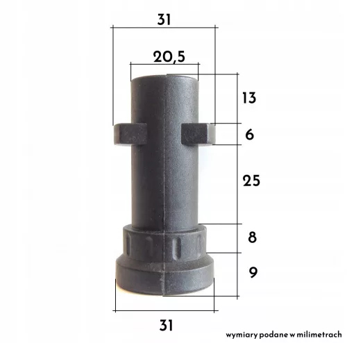 Furtun de Turbofurtun cu Inserție Ceramică, 150 Bar pentru Spălătoare cu Presiune Karcher K2-K6 (Lance și Cap de Curățare)