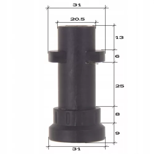Turbofurtună pentru Spălătoare de Înaltă Presiune Karcher K2-K6, cu Inserție Ceramică