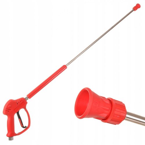 Pistol Profesional de Înaltă Presiune P.A. RL57 cu Lance din Oțel Inoxidabil 1050mm, 500 bar, Compatibil cu KARCHER, TRIPLEX, COMET, FALCH, DYNAJET, LAVOR, LENA