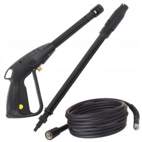   Pistol de înaltă presiune cu lance și duză reglabilă, furtun de 5 metri pentru spălătoare Karcher seria K M22(14mm) - filet interior M14