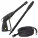 Pistol de înaltă presiune cu lance și duză reglabilă, furtun de 5 metri pentru spălătoare Karcher seria K M22(14mm) - filet interior M14