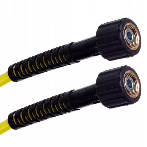 Furtun de Înaltă Presiune 15m BASIC+, cu Împletitură din Nylon, pentru Spălătoare Karcher K2-K7 și HD, Conectori Filet M22-M22
