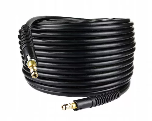 Furtun de Înaltă Presiune 20m Compatibil cu Karcher Seria K, Conexiune Click-Click, Presiune Maximă 200 bar, Temperatură Maximă 60°C
