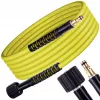Karcher K-serie 25m Galben Furtun de Curățare cu Presiune Mare, cu Împletitură din Nylon, M22 - Conector cu Click