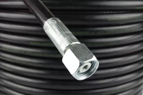 Furtun de înaltă presiune 5m, DN6, 160 bar – Compatibilitate Karcher K2-K7, Conexiuni filetate M22 și M14